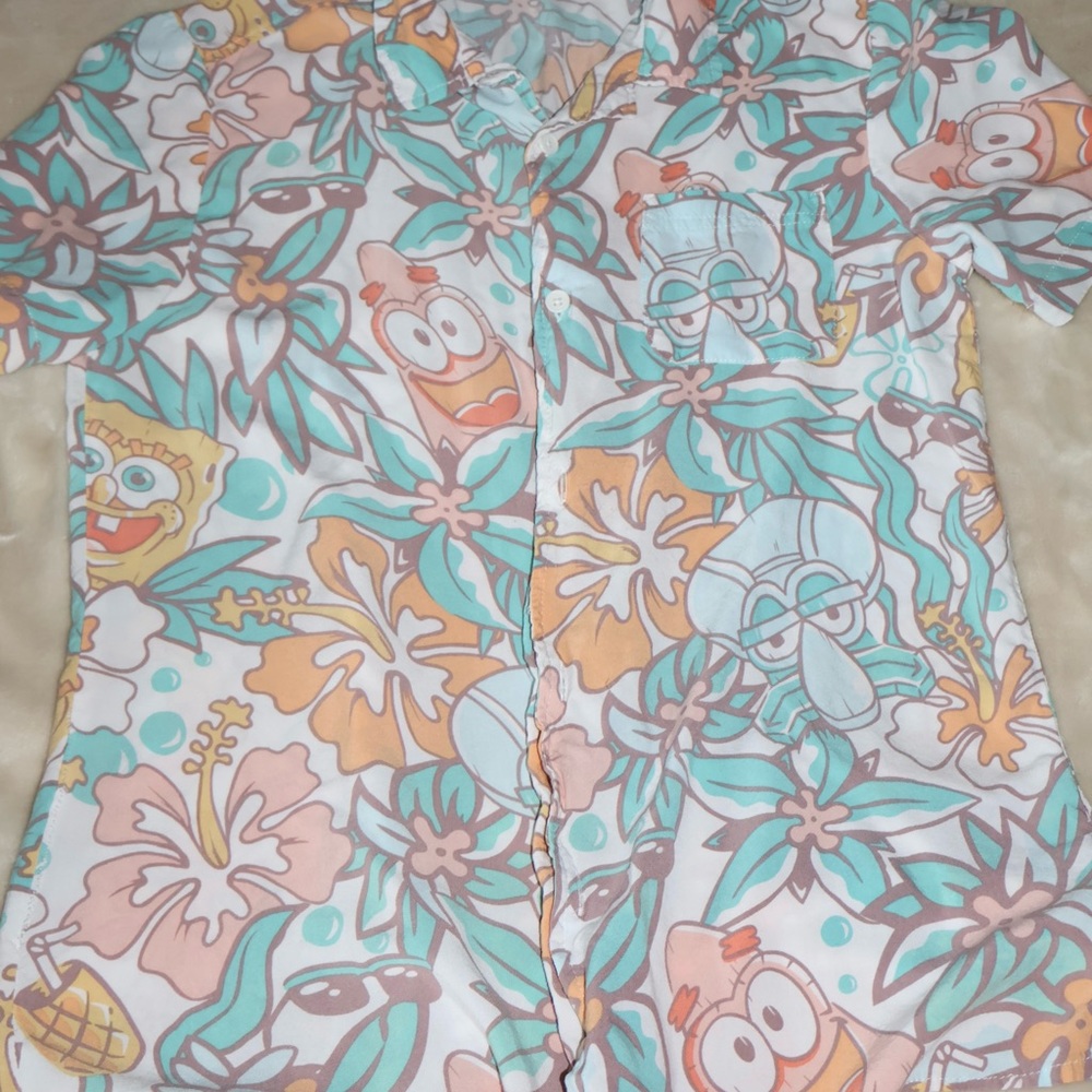 SpongeBob SquarePants button down - Picture 2 of 5